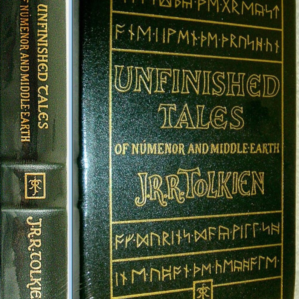 UNFINISHED TALES of Numenor And Middle Earth JRR Tolkien Easton Press Leather Ne